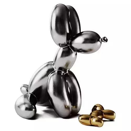 Arte dal Mondo Sitting dog balloon