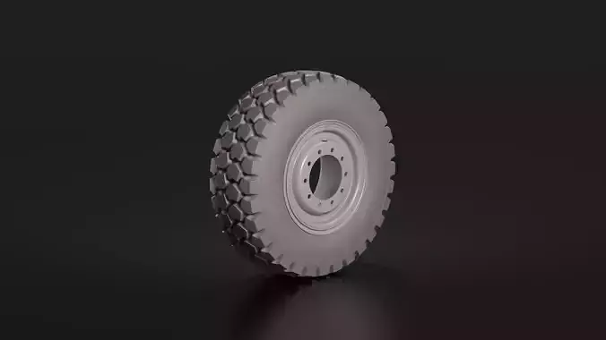 Military truck wheel 2
