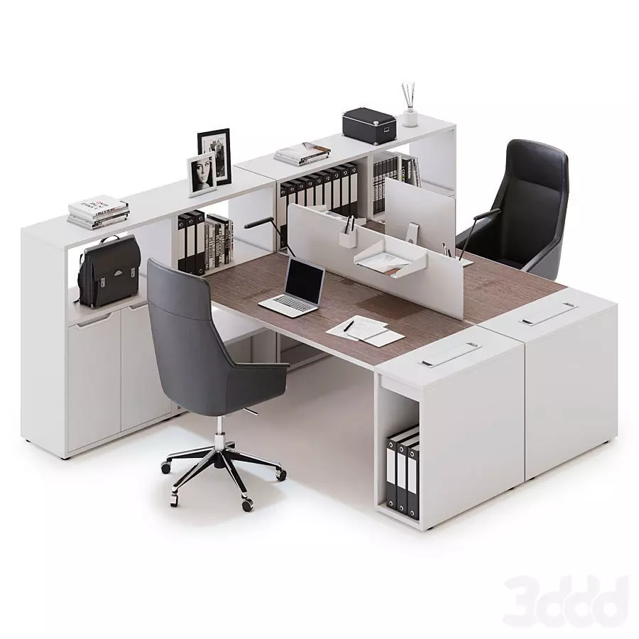 Modern  Workstation 3D Model  3D model_1