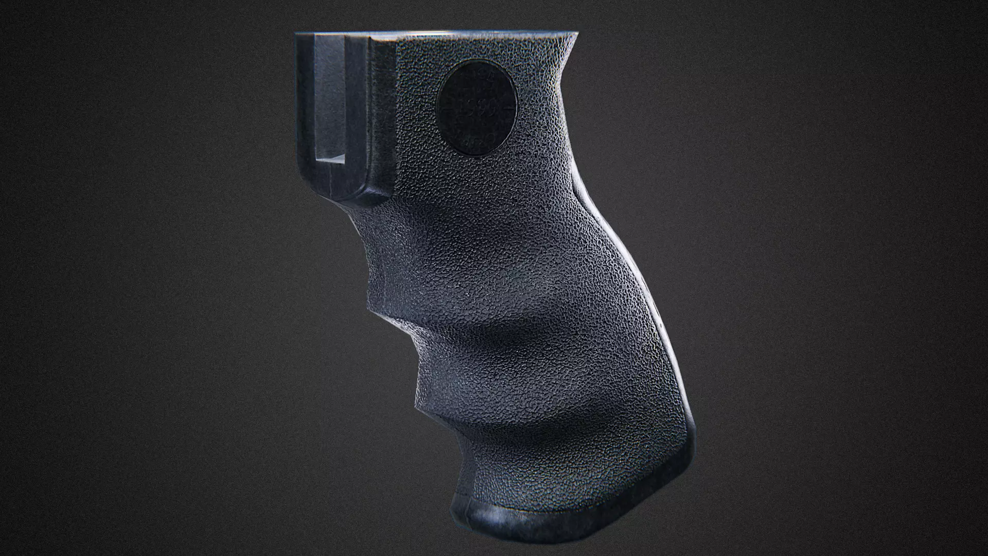 Pistol Grip forward tactical Low-poly 3D model_9
