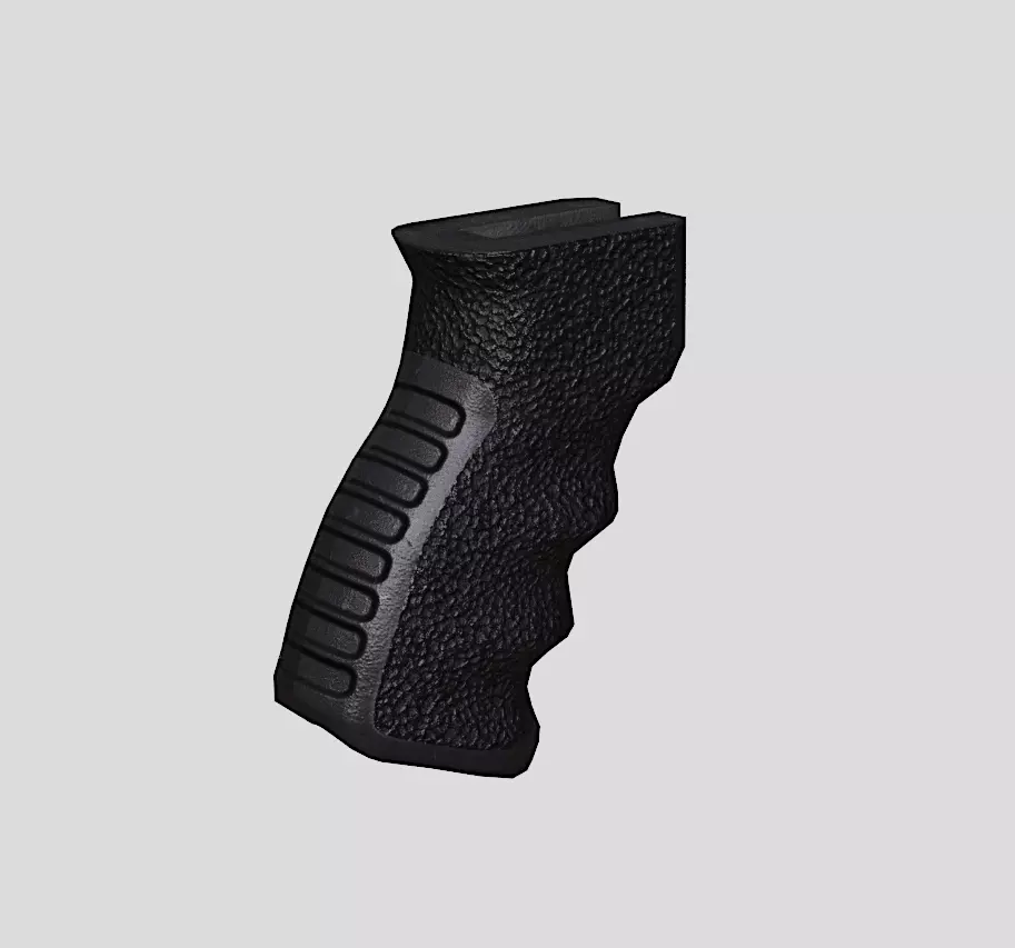 Pistol Grip forward tactical Low-poly 3D model_13