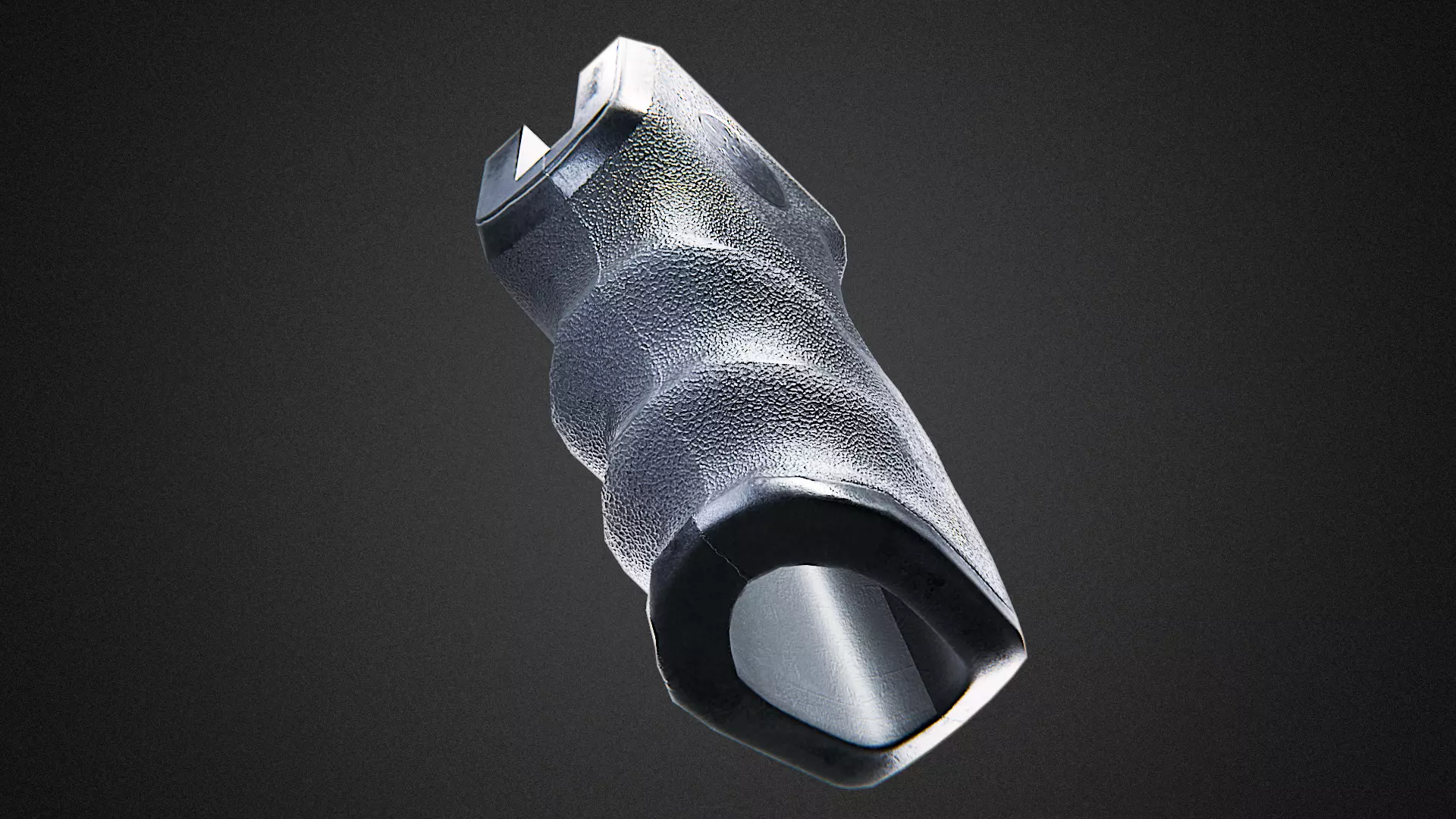 Pistol Grip forward tactical Low-poly 3D model_8