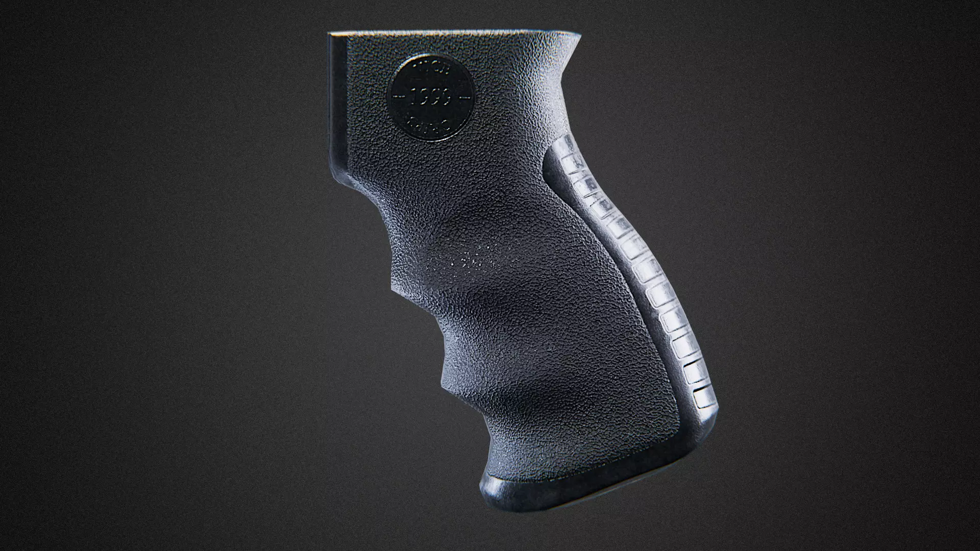 Pistol Grip forward tactical Low-poly 3D model_1