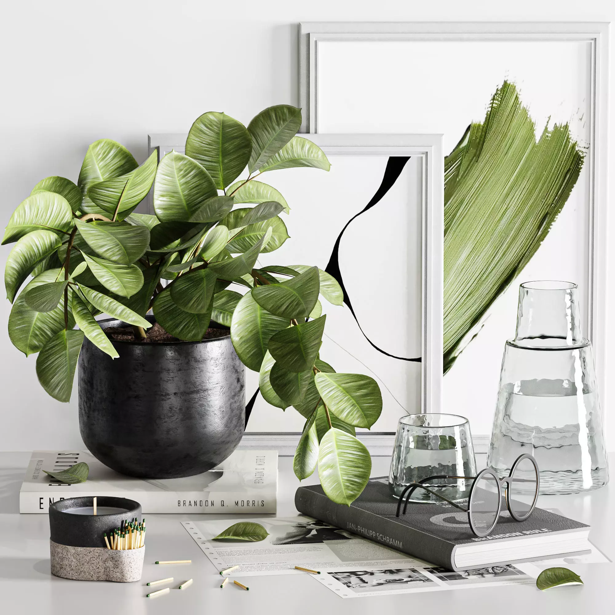 Decorative set 41 3D model_0