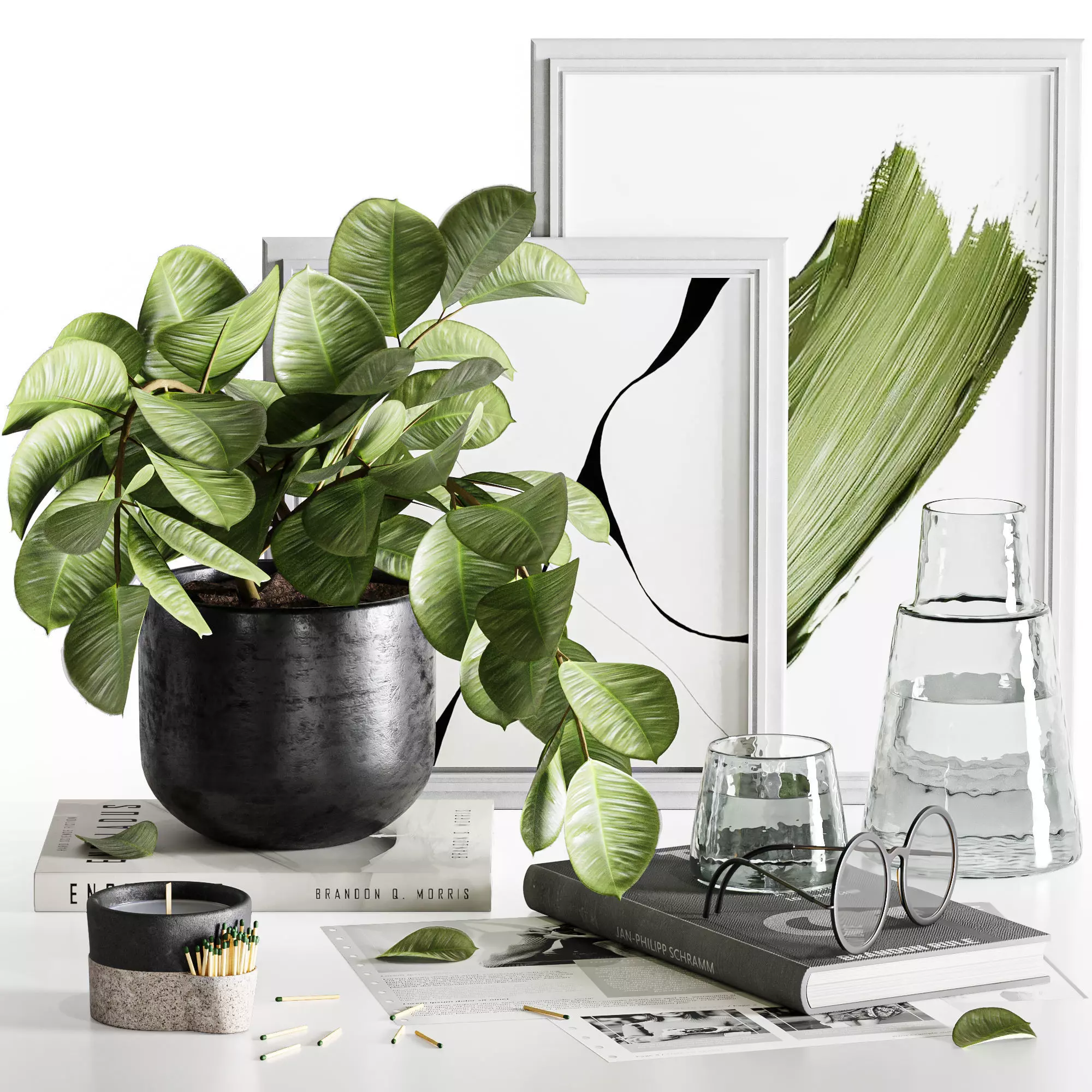 Decorative set 41 3D model_5