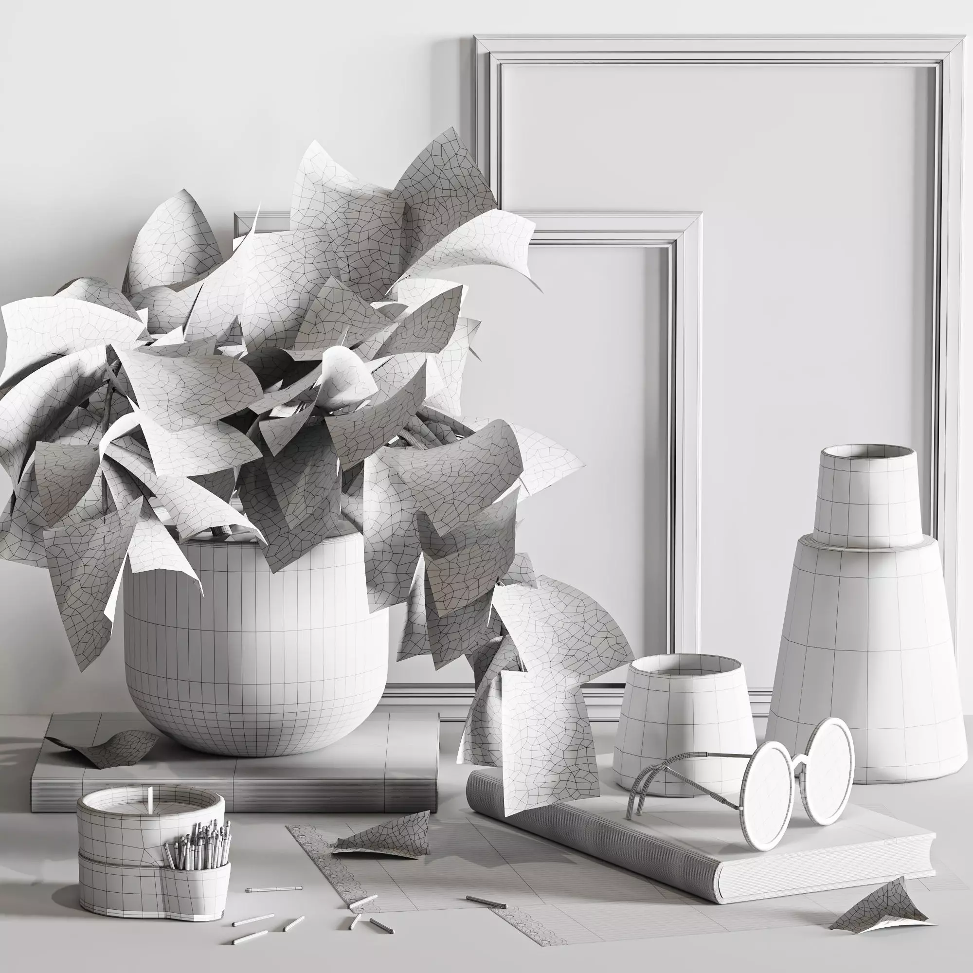 Decorative set 41 3D model_4