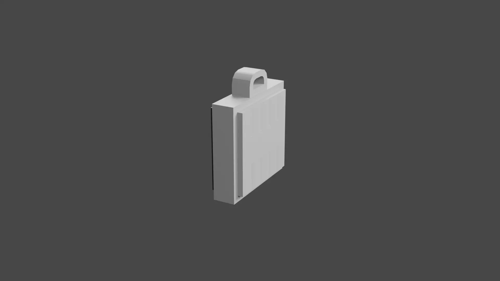 TNT Block Keychain Minecraft Inspired 3D print model_4
