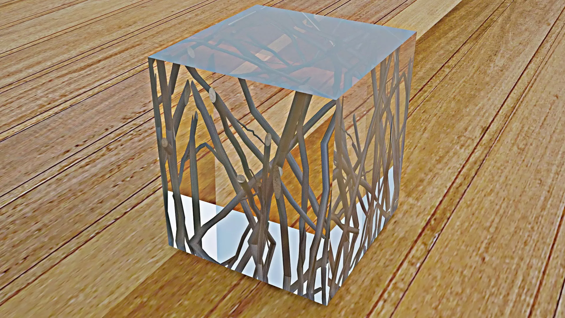 Coffee table Free 3D model_0