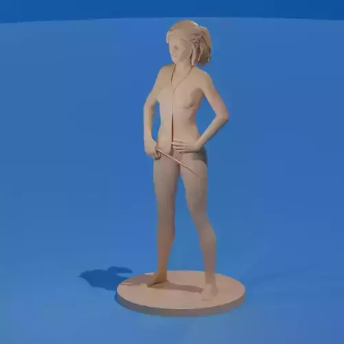 Sexy Female Wizard Nude