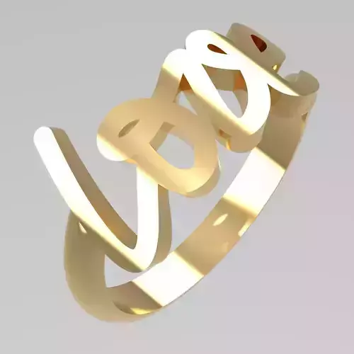 Love Ring 3D print model