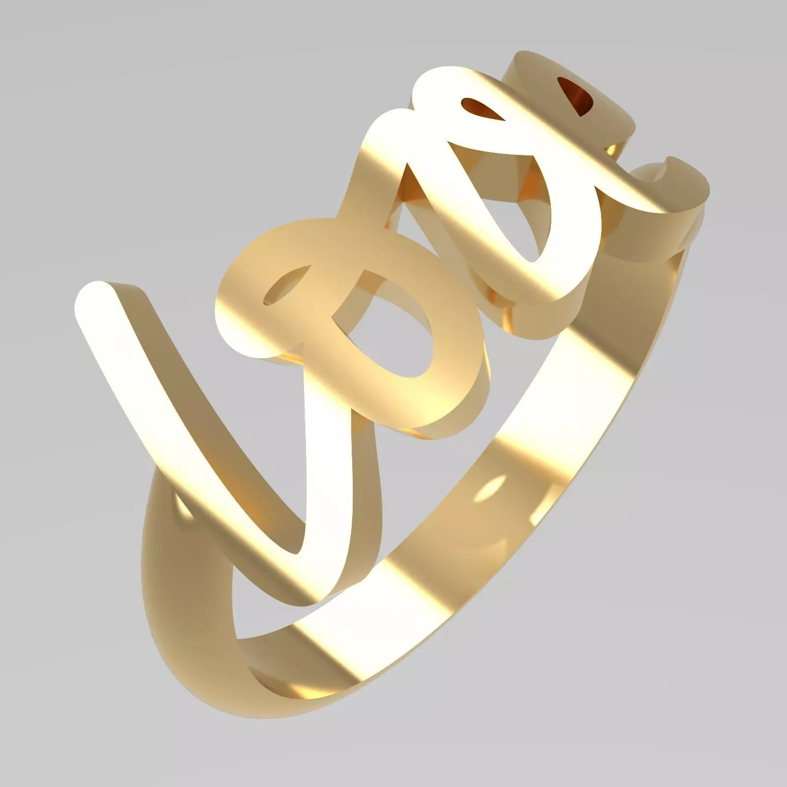 Love Ring 3D print model