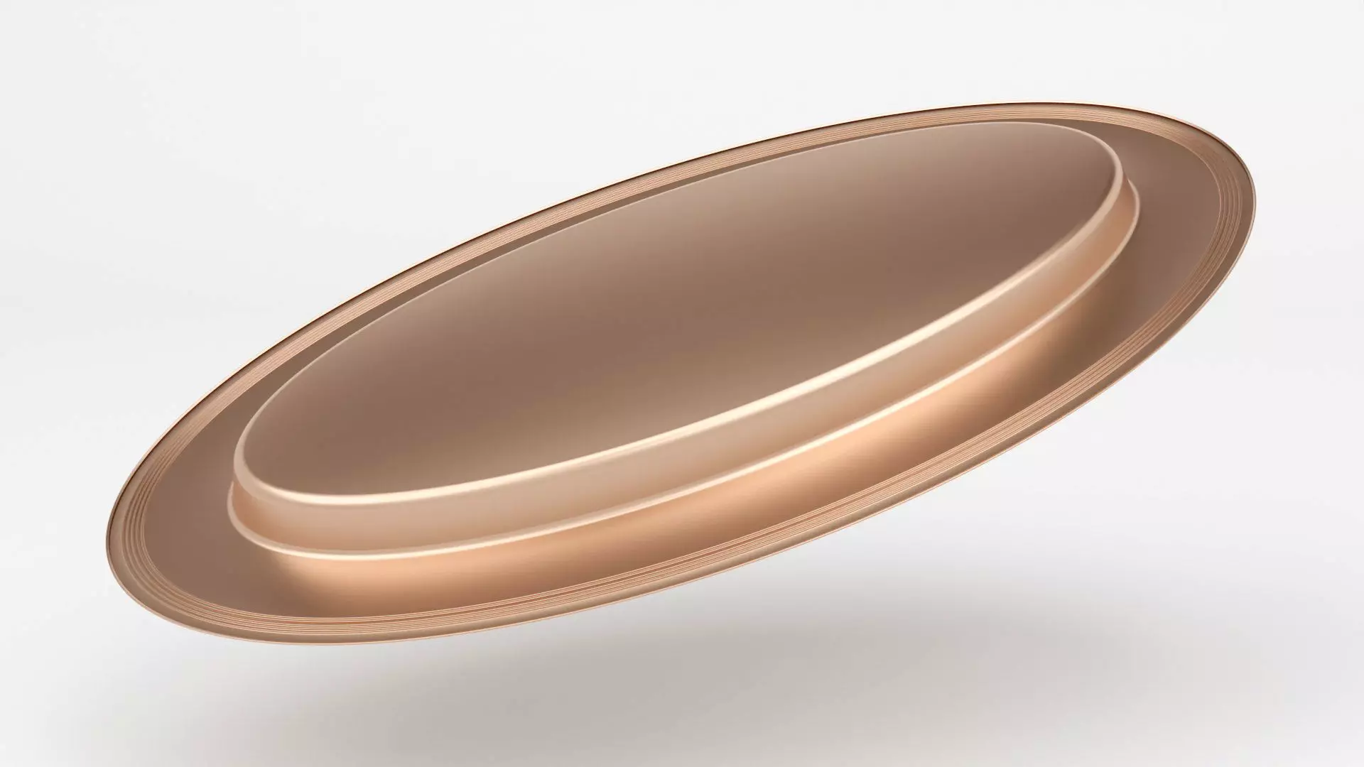 Cooper Plate Tray With Glass 3D Model 3D model_20