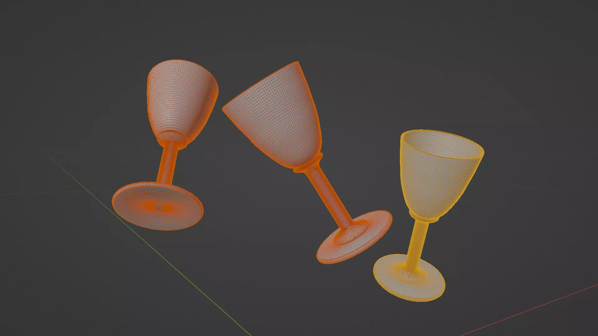 Cooper Plate Tray With Glass 3D Model 3D model_27