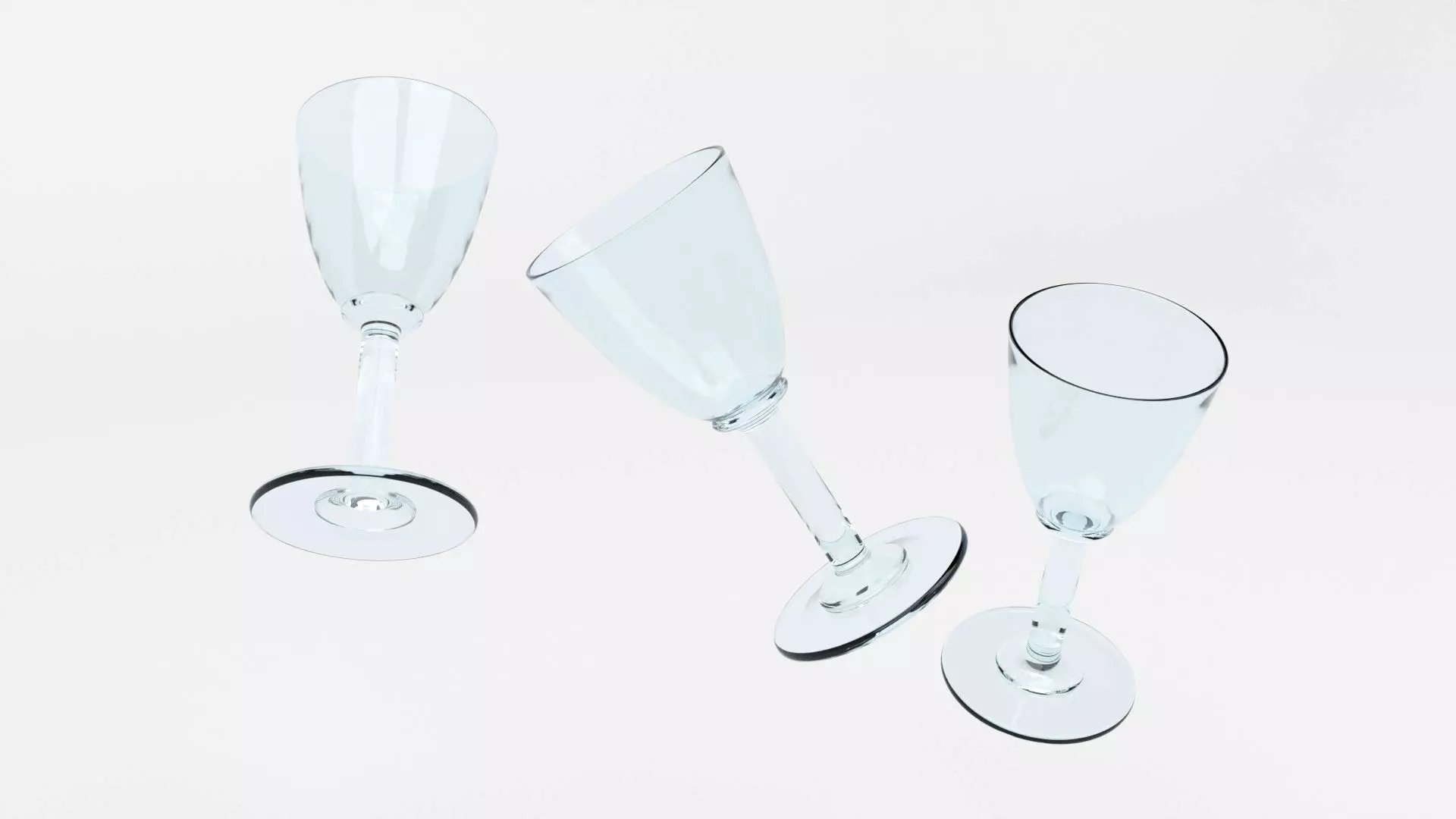 Cooper Plate Tray With Glass 3D Model 3D model_5