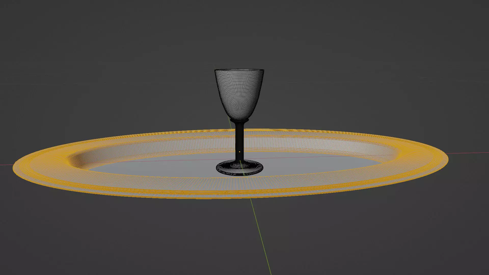 Cooper Plate Tray With Glass 3D Model 3D model_16