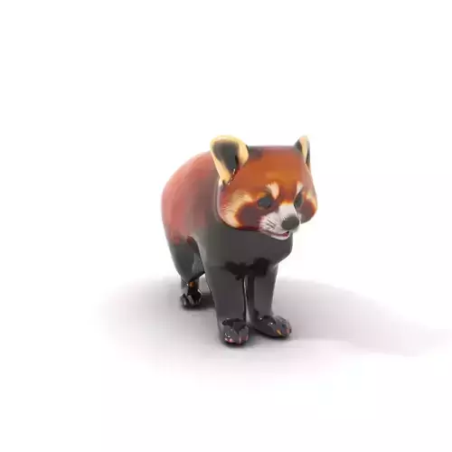 Vibrant Red Panda model pack