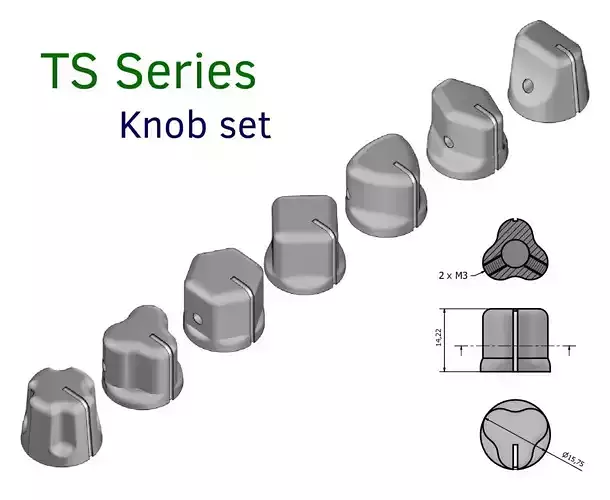 TS Series Knob Set