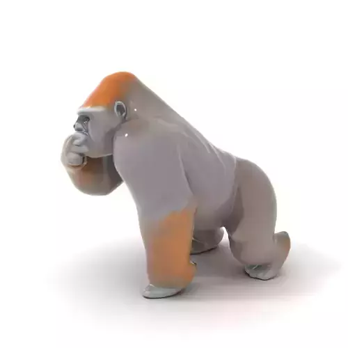 Realistic Gorilla model pack Low-poly 3D model