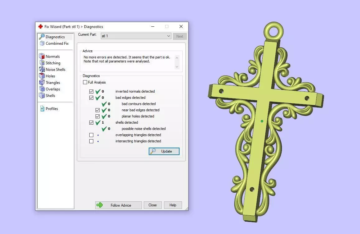 Luxury Gold Crucifix Pendant 3D Model Jesus Cross Jewelry 3D print model_9