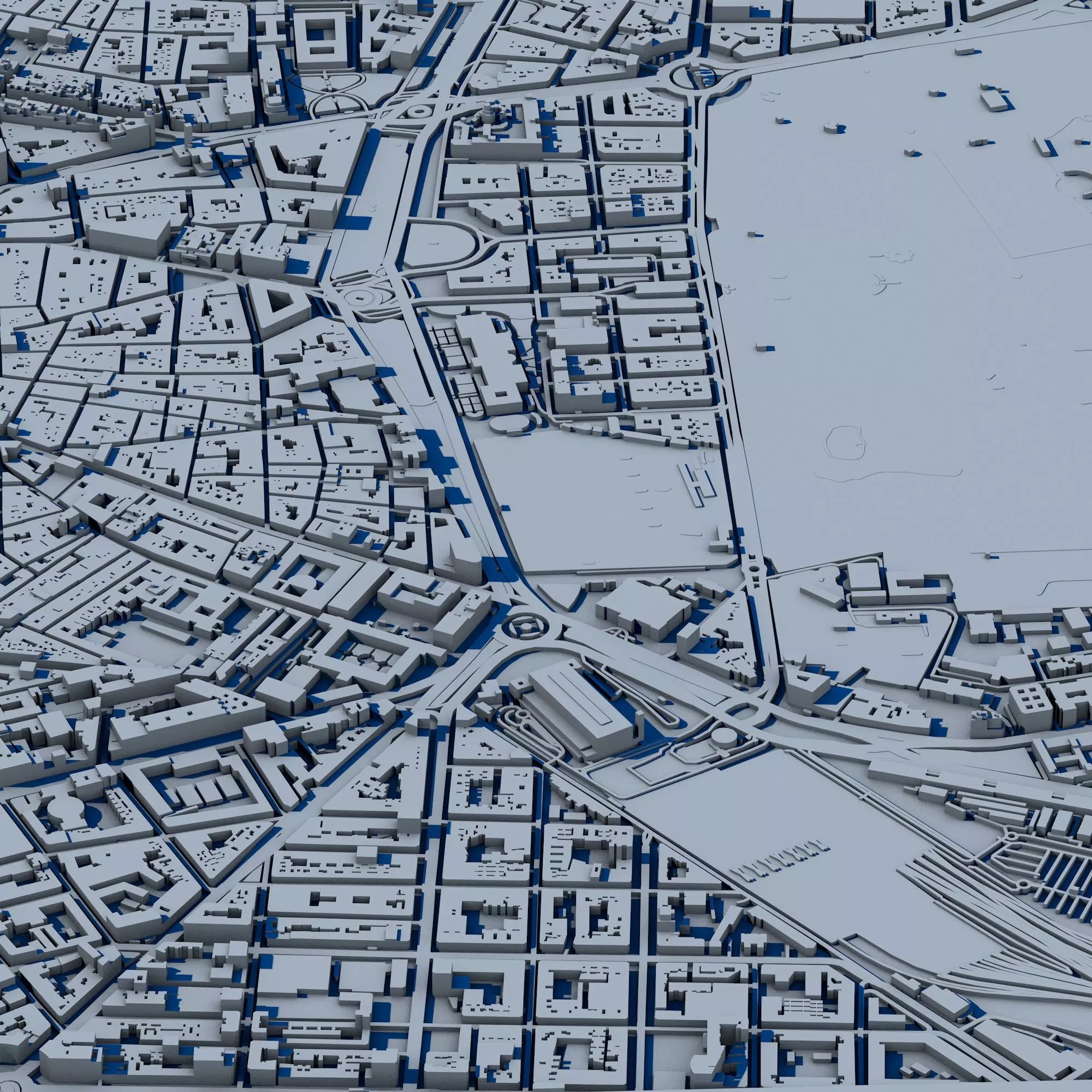 Madrid City 3D Model Spanish Capital Urban Landscape  3D print model_5