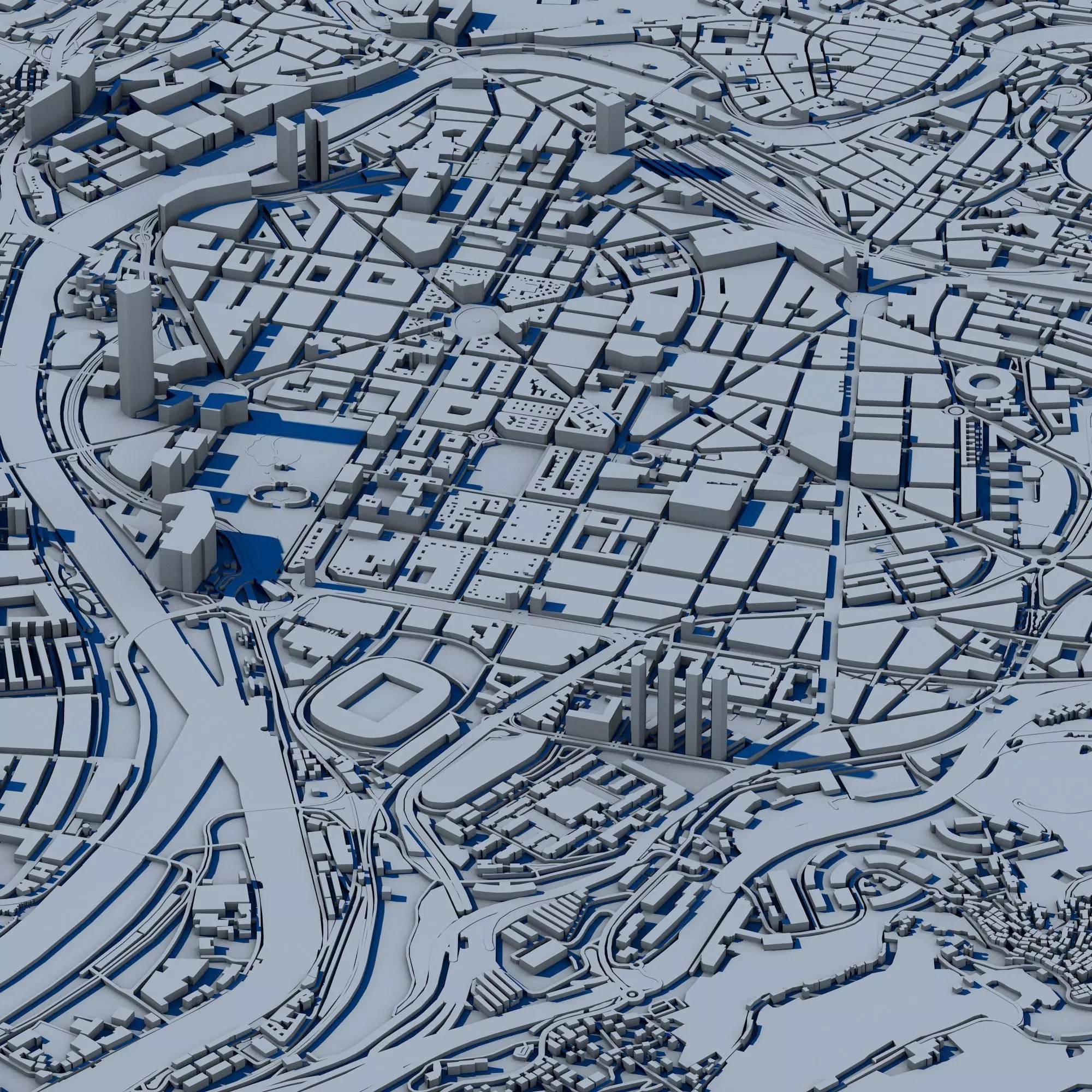 Bilbao City Spain 3D print model_5