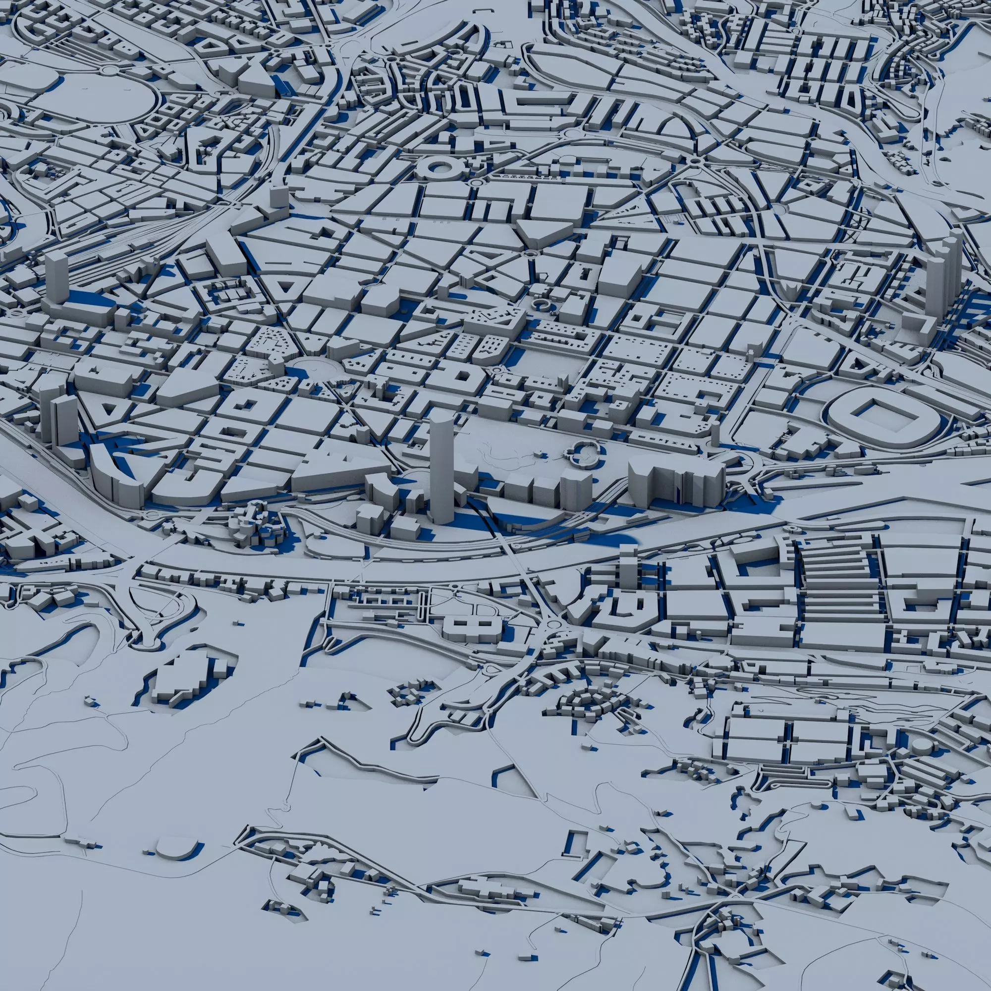 Bilbao City Spain 3D print model_4