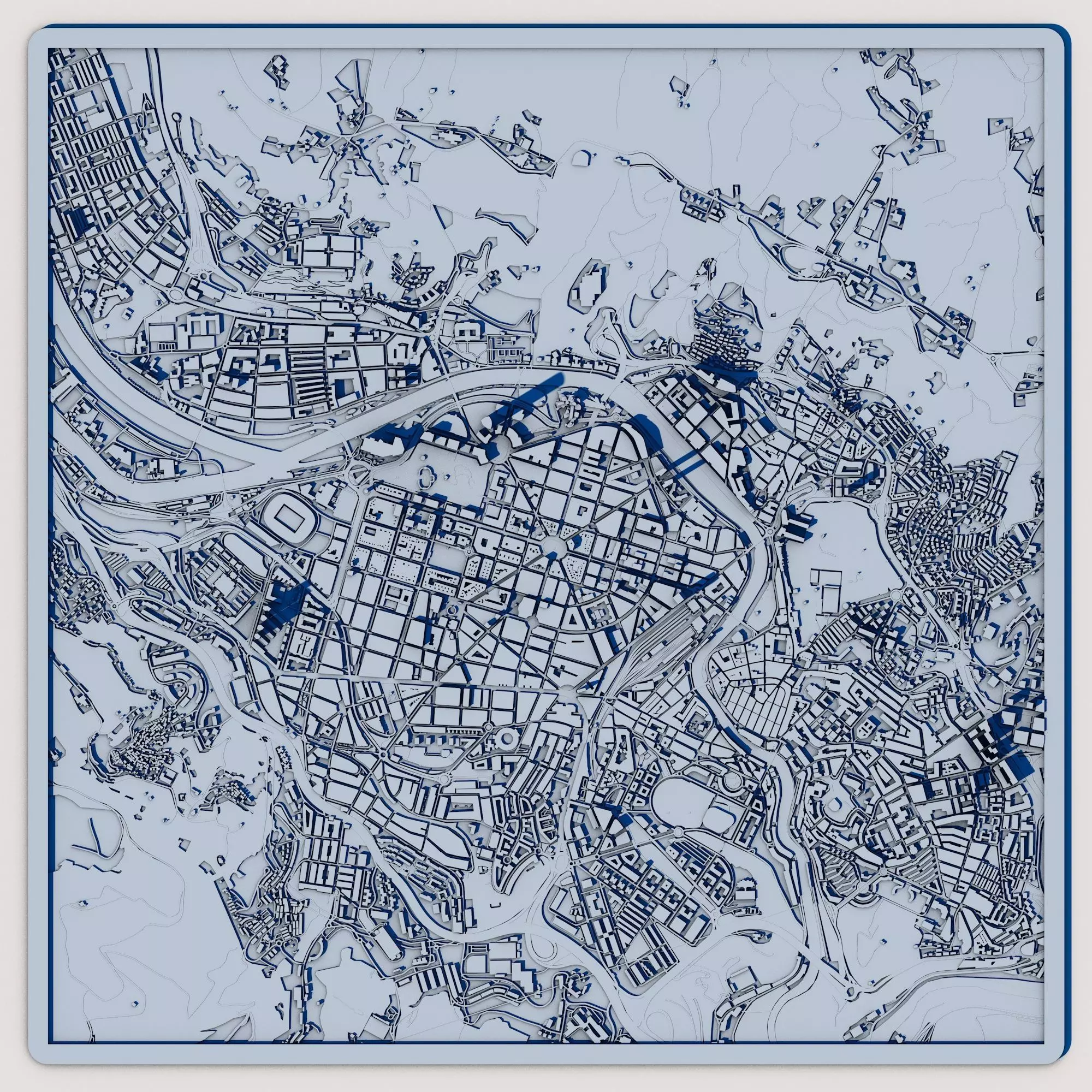 Bilbao City Spain 3D print model_1