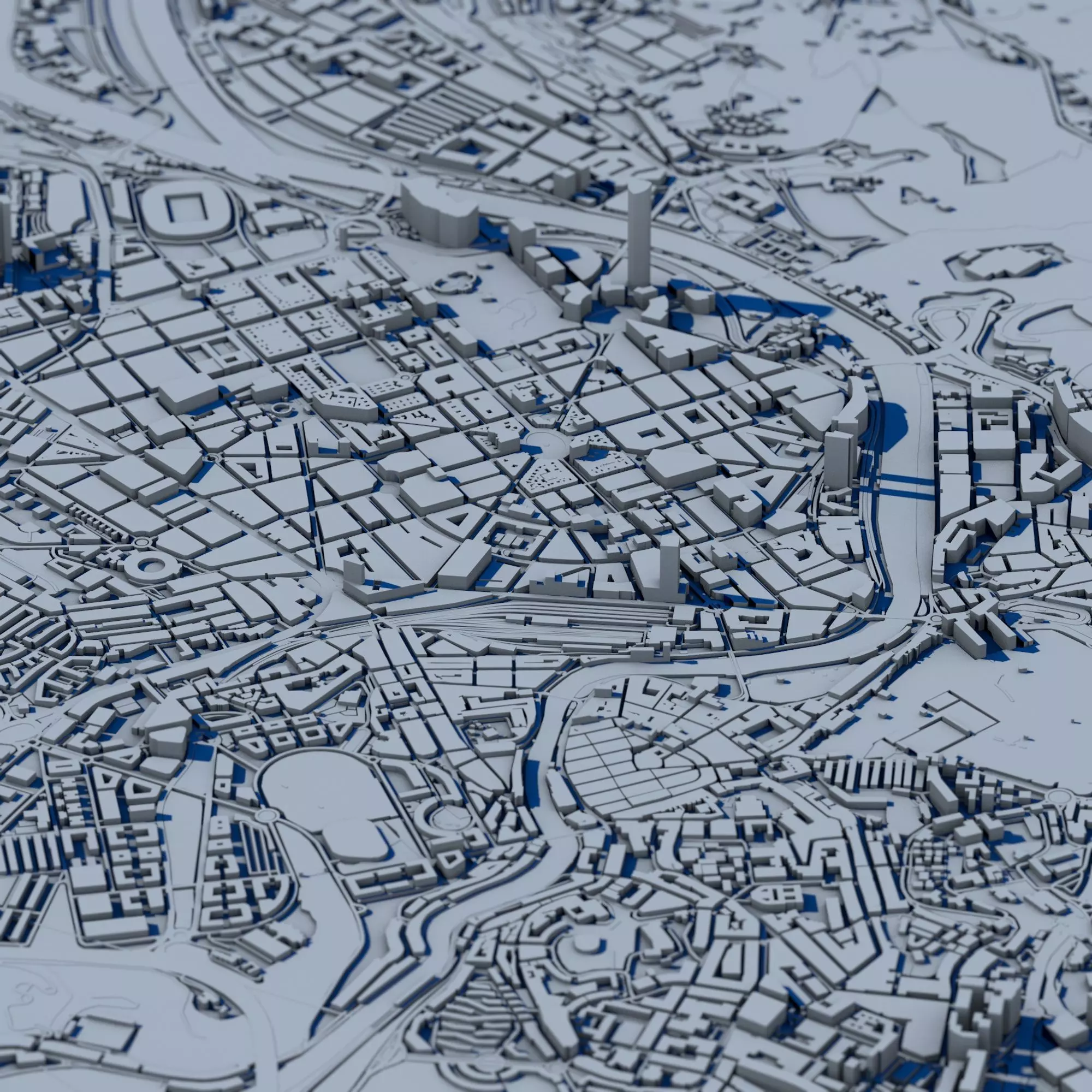 Bilbao City Spain 3D print model_0