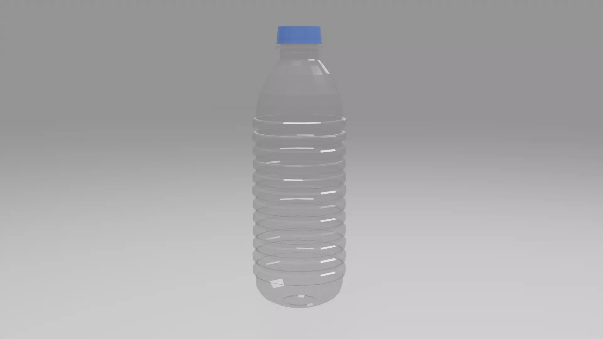 Plastic Bottle 3D Model Pack 3 designs with 3 mesh densities and Low-poly 3D model_15