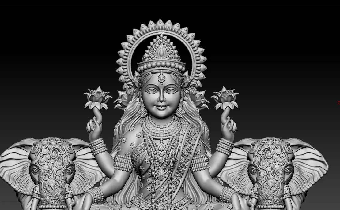 Laxmi Mata 3D print model 3D print model_14