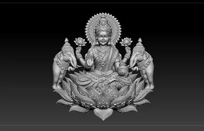 Laxmi Mata 3D print model 