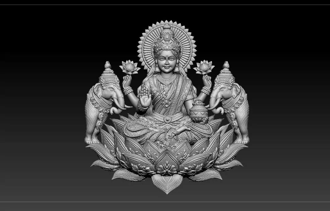 Laxmi Mata 3D print model 3D print model