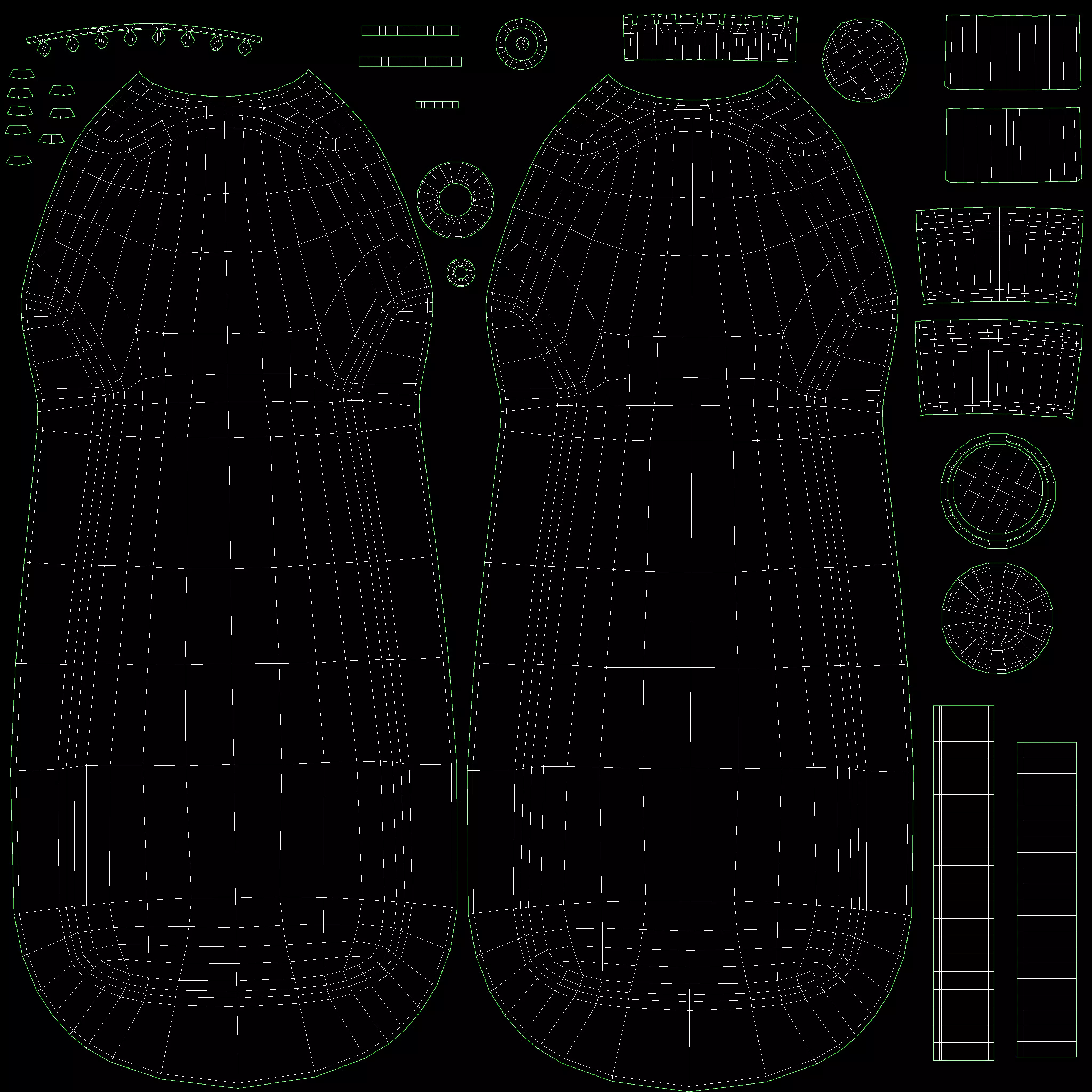 Dishwashing Detergent bottle low poly 3d model Low-poly 3D model_10