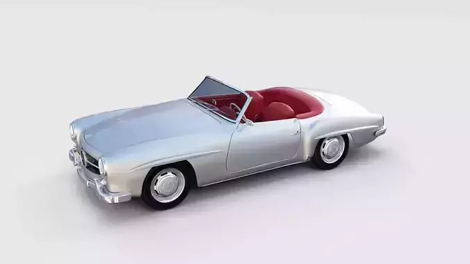 Mercedes 190SL with Interior rev