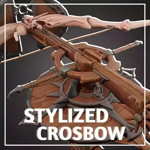 Fantasy Ballista Stylized PBR