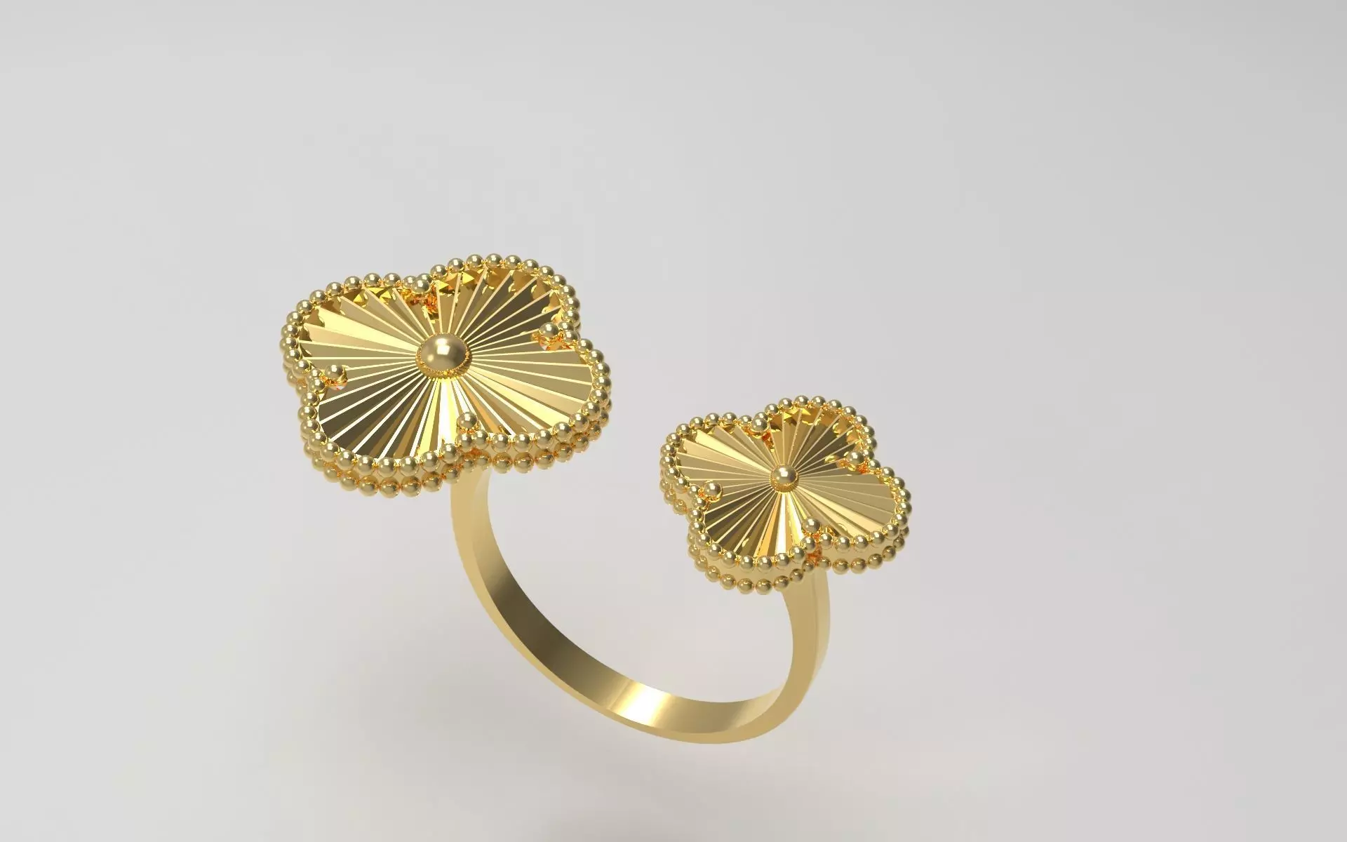 Van Cleef 3D Model for Jewelry Design and Printing 3D print model_0