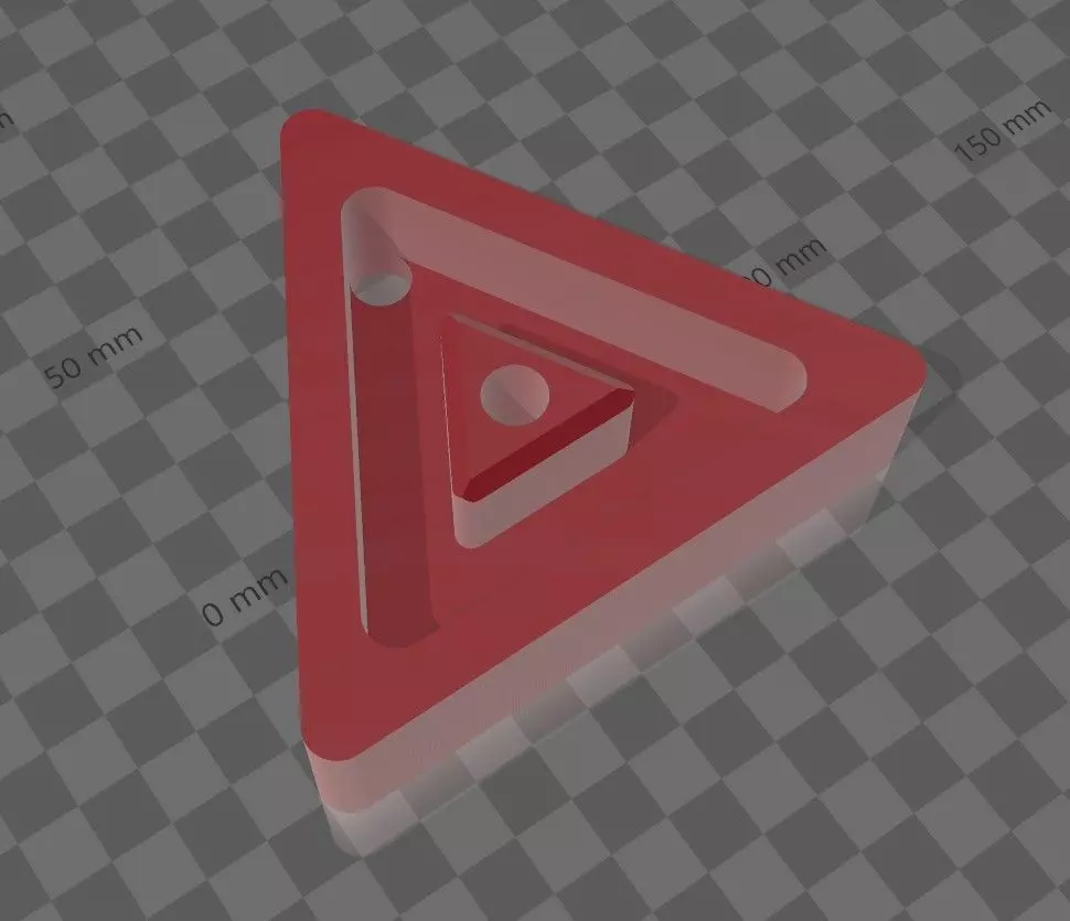 Small Triangle Hangboard Free 3D print model