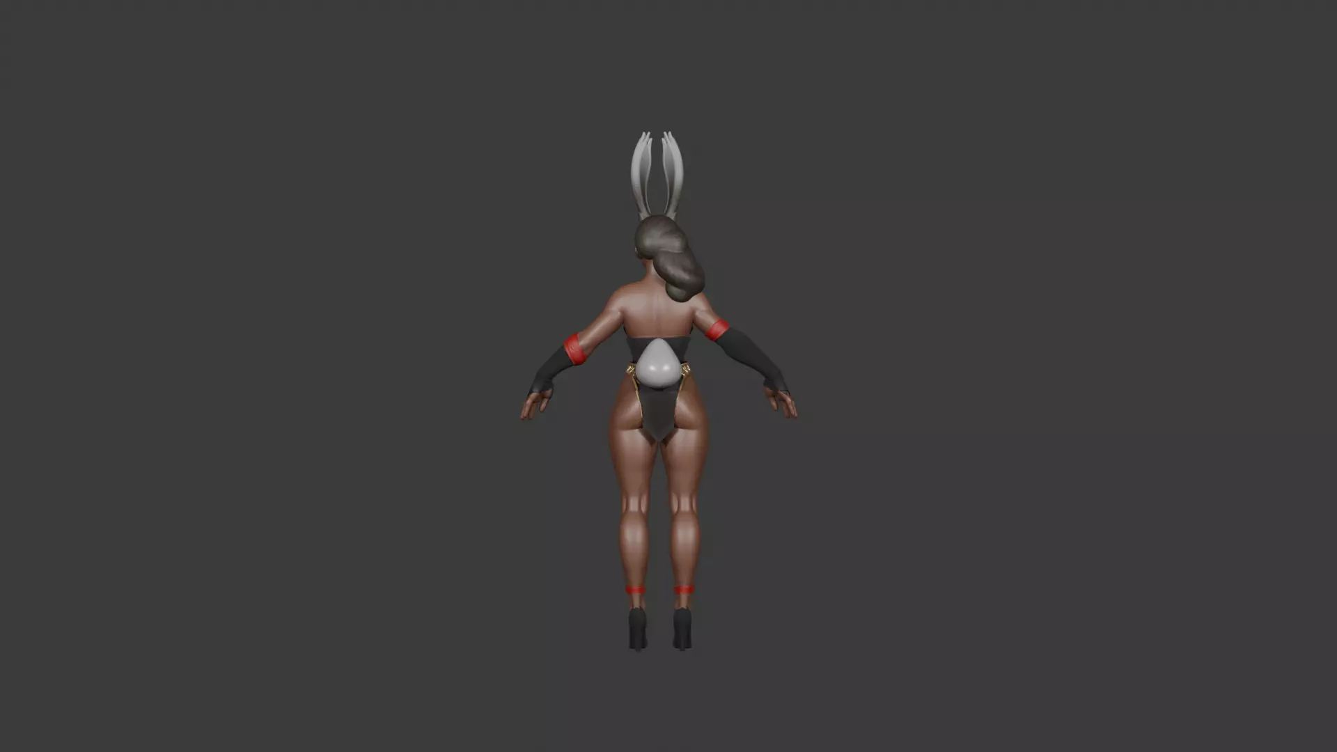 Bunny Girl Stylized 3D Character Model   3D model_1