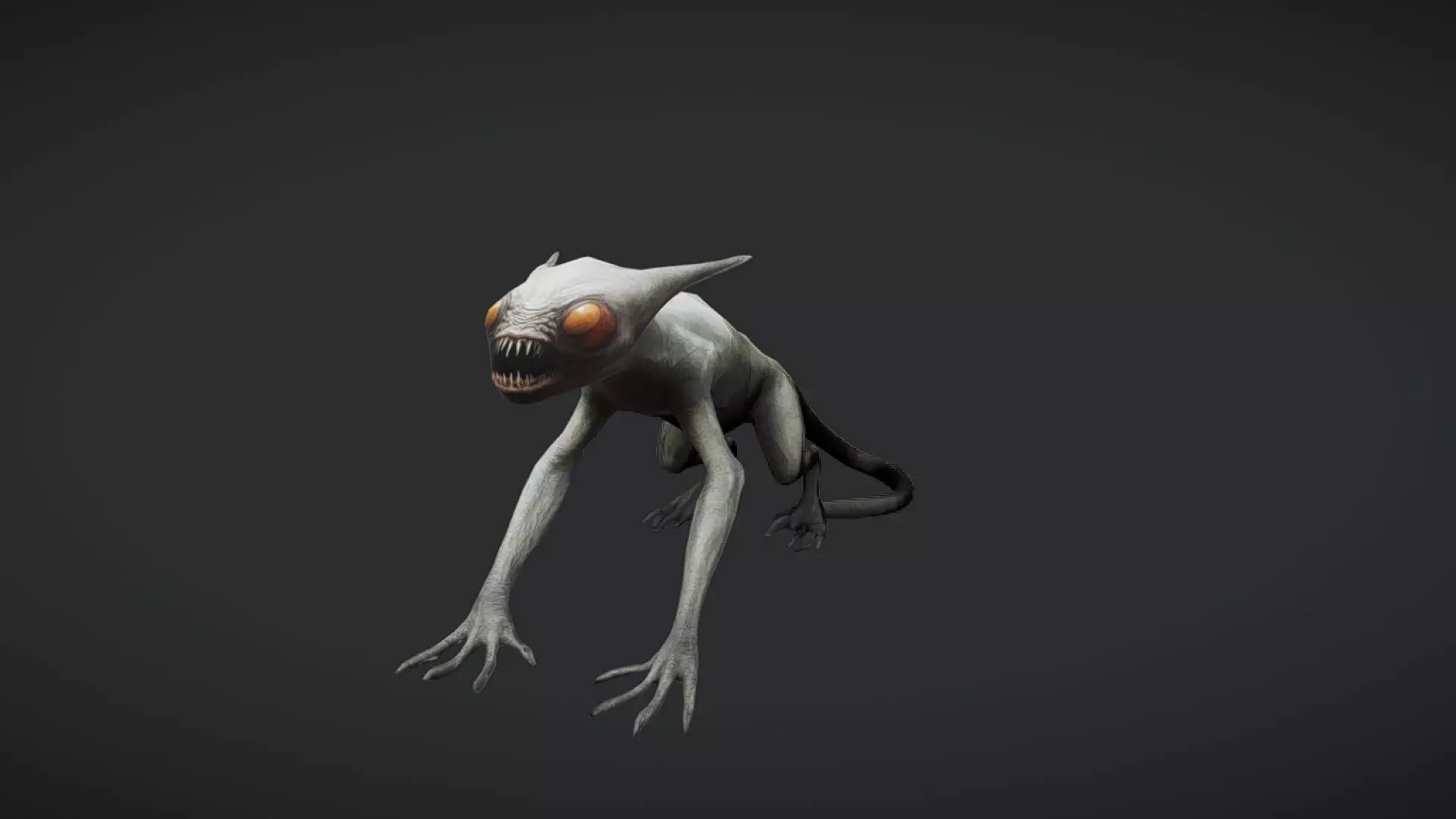 Creature Low-poly 3D model_0