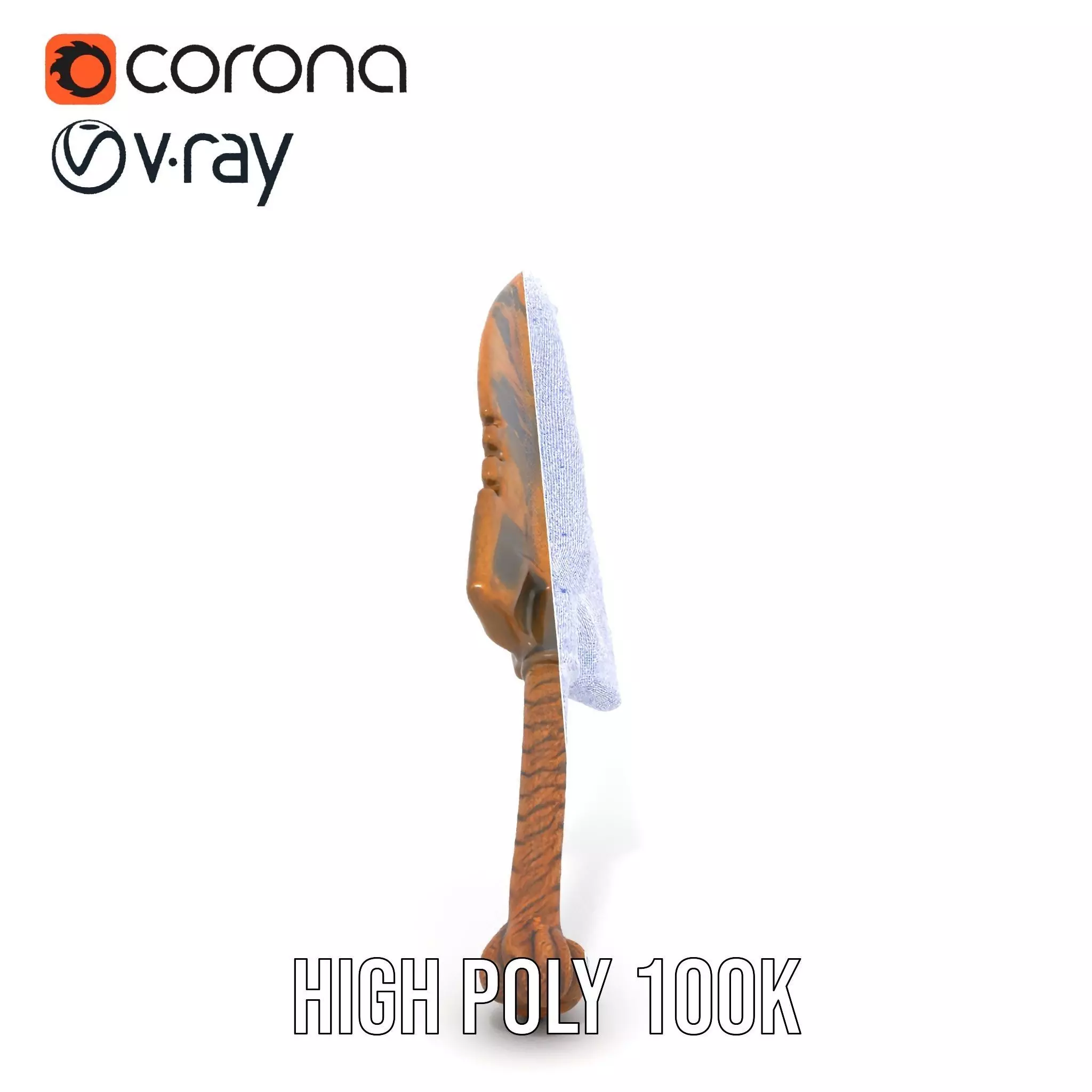 Stone Age Spear model pack Low-poly 3D model_34