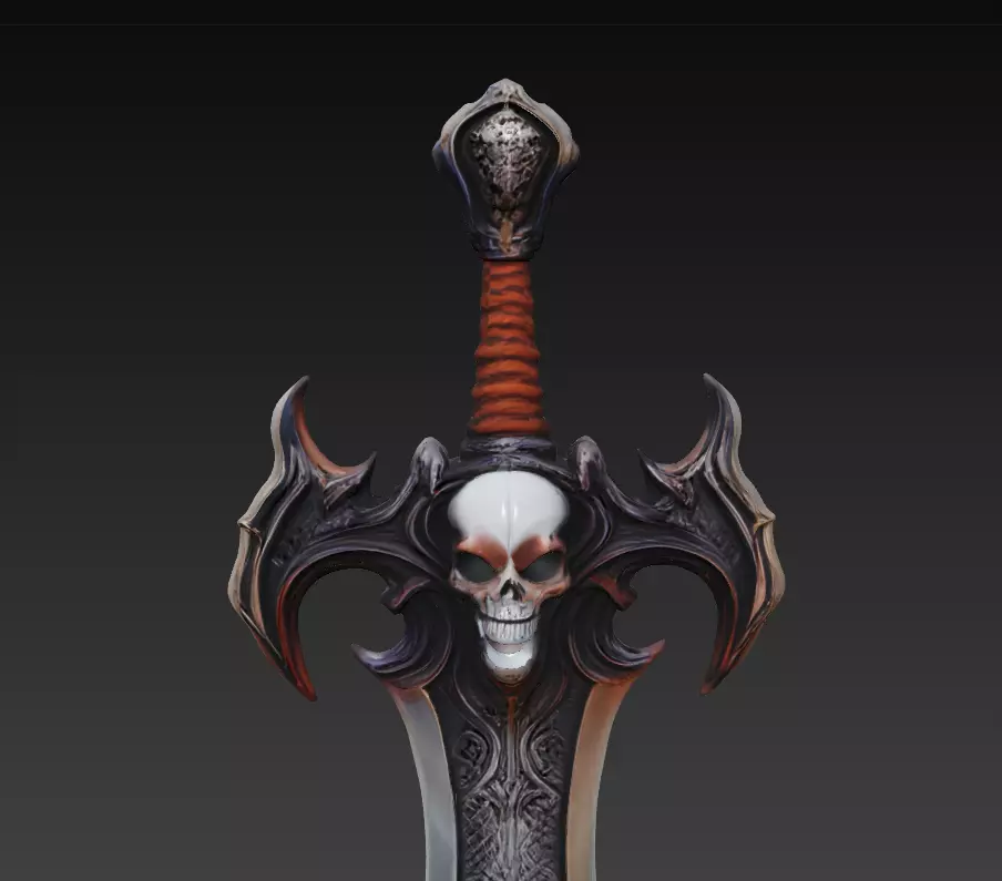 Deathspire Mourngrave - Shadow Reaper Artifact Low-poly 3D model_3