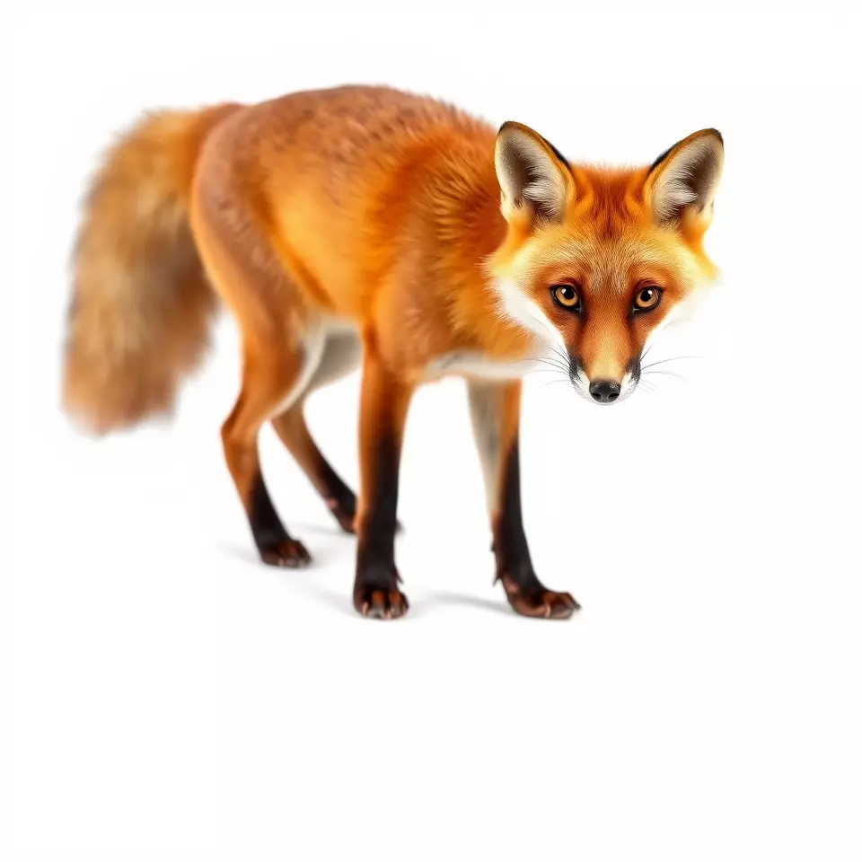 Vivid Red Fox model pack Low-poly 3D model_2