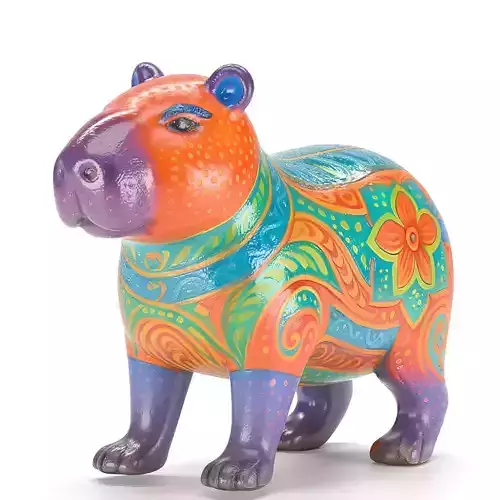 Capybara alebrije 