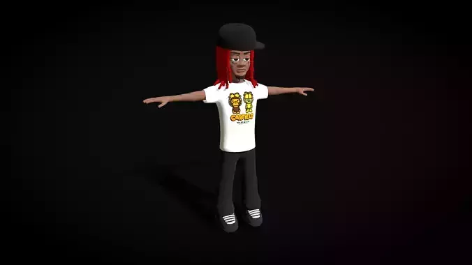 Trippie Redd Cartoon Character