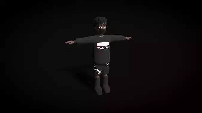 Lil Uzi Vert PINK TAPE Cartoon Character