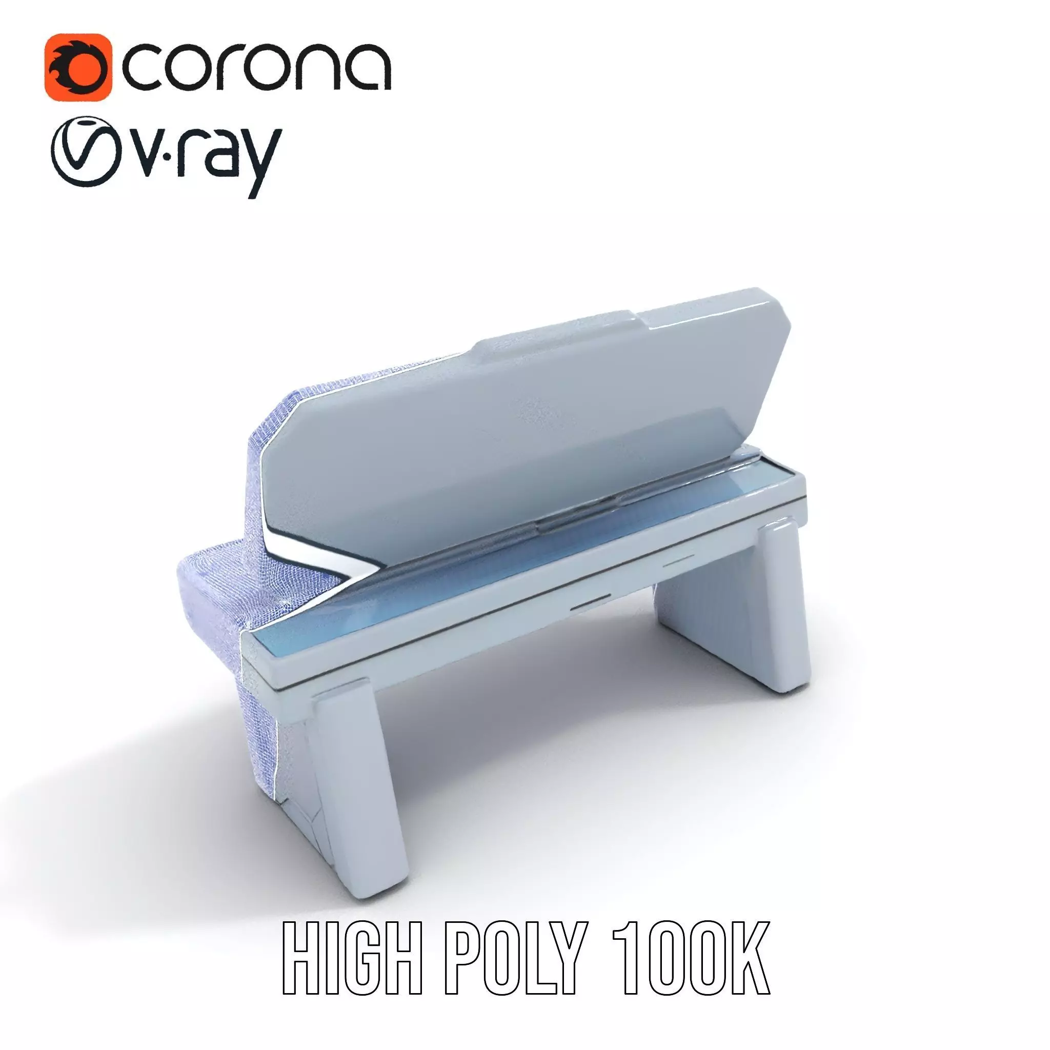 Cyber Control Console model pack Low-poly 3D model_33