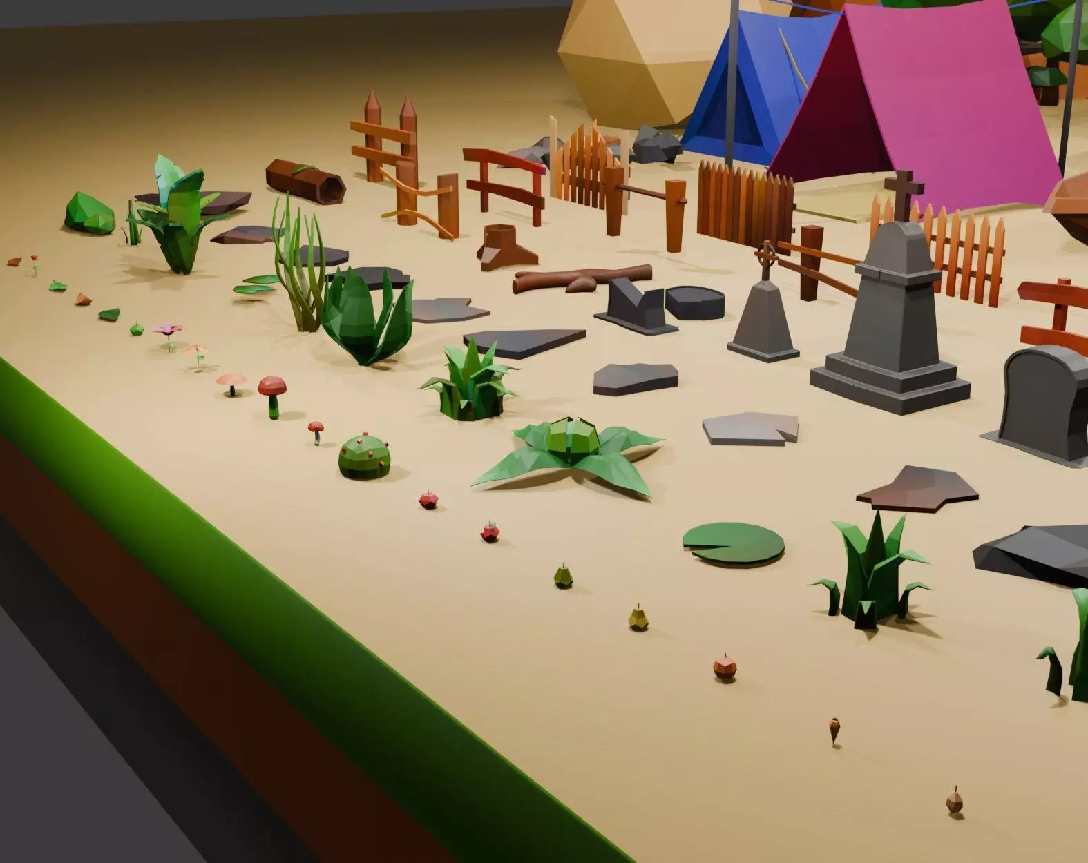 3D Low Poly pack landscape Low-poly 3D model_5