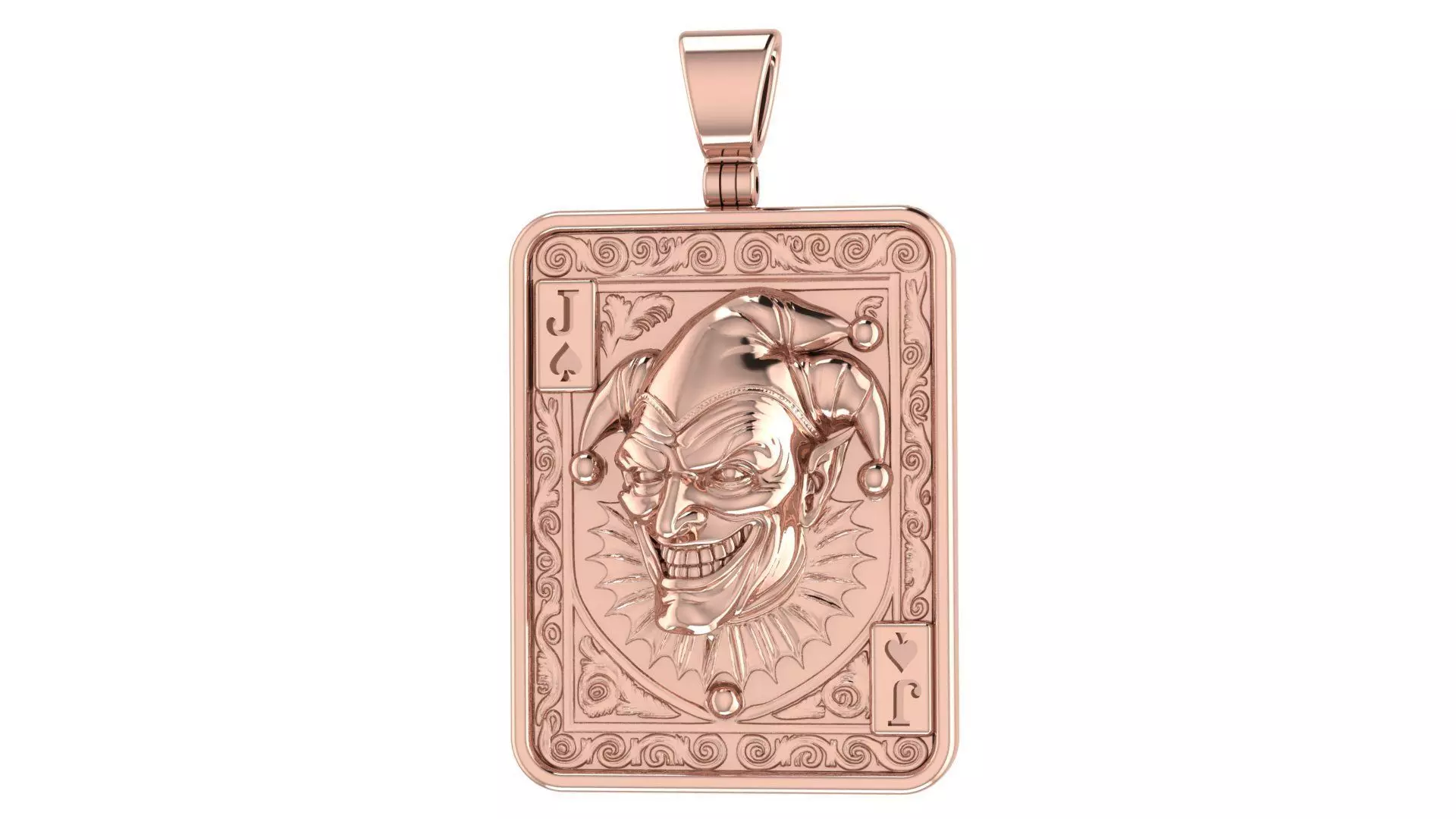 Joker Pendant 3D print model_2