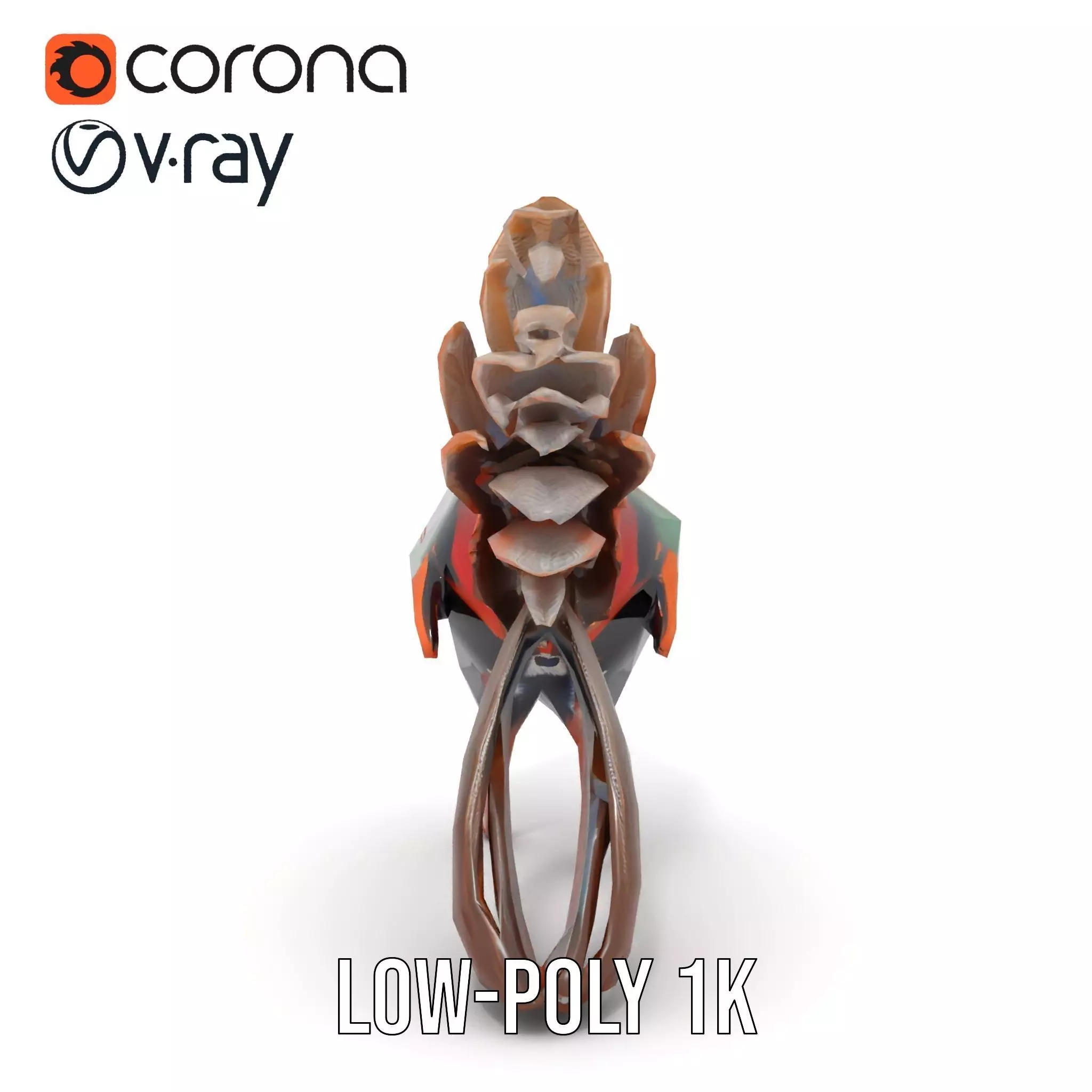 Vibrant Pheasant model pack Low-poly 3D model_12