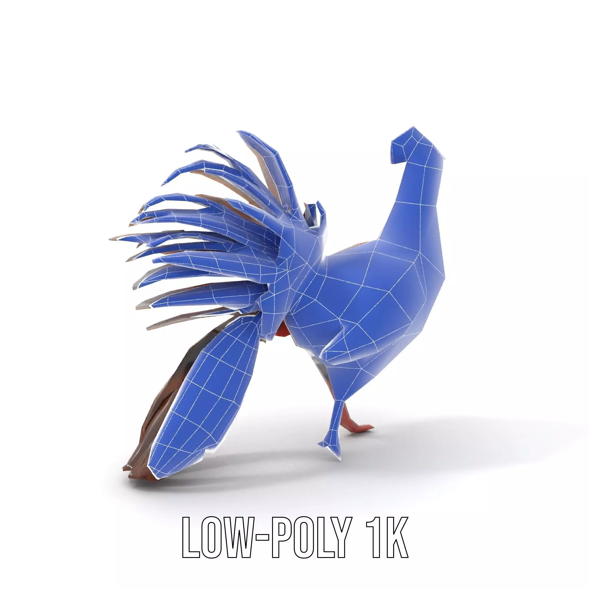 Vibrant Pheasant model pack Low-poly 3D model_19